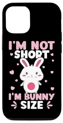 Bunnies: Ich bin nicht klein - Ich bin Bunny Size Hülle für iPhone 12/12 Pro Bunnies: Ich bin nicht klein - Ich bin Bunny Size Hülle für iPhone 12/12 Pro von Cute Bunny And Rabbit Designs For Kids