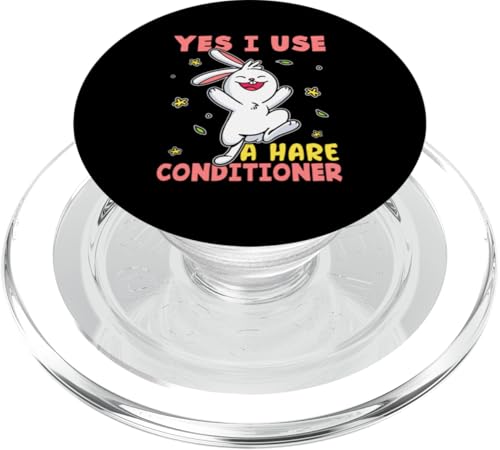 Bunnies: Ja, ich verwende einen Hare Conditioner PopSockets PopGrip für MagSafe Bunnies: Ja, ich verwende einen Hare Conditioner PopSockets PopGrip für MagSafe von Cute Bunny And Rabbit Designs For Kids