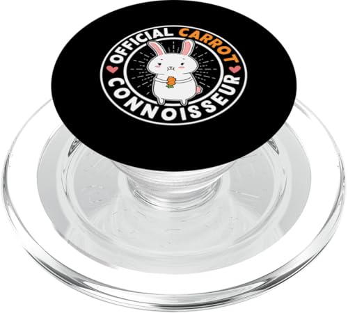 Bunnies: Offizieller Karotten-Kenner PopSockets PopGrip für MagSafe Bunnies: Offizieller Karotten-Kenner PopSockets PopGrip für MagSafe von Cute Bunny And Rabbit Designs For Kids