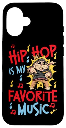 Bunny: Hip Hop ist meine Lieblingsmusik Hülle für iPhone 16 Bunny: Hip Hop ist meine Lieblingsmusik Hülle für iPhone 16 von Cute Bunny And Rabbit Designs For Kids