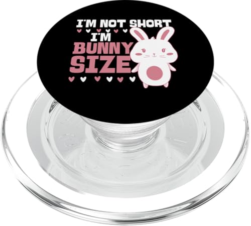 Bunny: Ich bin nicht klein - Ich bin Bunny Size PopSockets PopGrip für MagSafe Bunny: Ich bin nicht klein - Ich bin Bunny Size PopSockets PopGrip für MagSafe von Cute Bunny And Rabbit Designs For Kids