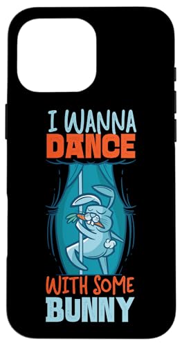 Bunny: Ich will mit einem Hasen tanzen Hülle für iPhone 16 Pro Max von Cute Bunny And Rabbit Designs For Kids