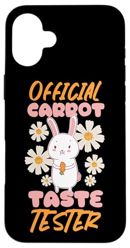 Bunny: Offizieller Karotten-Geschmackstester Hülle für iPhone 16 Plus Bunny: Offizieller Karotten-Geschmackstester Hülle für iPhone 16 Plus von Cute Bunny And Rabbit Designs For Kids