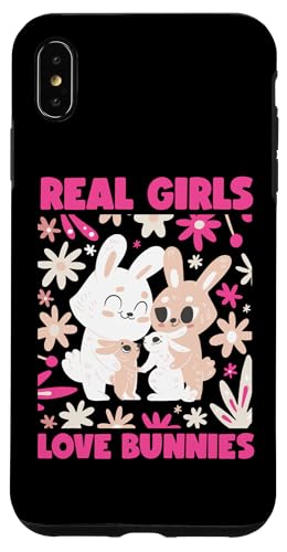 Hase: Echte Mädchen lieben Hasen Hülle für iPhone XS Max Hase: Echte Mädchen lieben Hasen Hülle für iPhone XS Max von Cute Bunny And Rabbit Designs For Kids