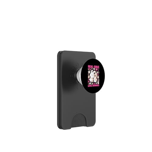 Hase: Echte Mädchen lieben Hasen PopSockets PopWallet für MagSafe Hase: Echte Mädchen lieben Hasen PopSockets PopWallet für MagSafe von Cute Bunny And Rabbit Designs For Kids