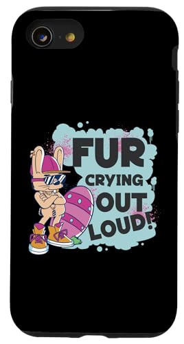 Hase: Fell schreit laut aus! Hülle für iPhone SE (2020) / 7 / 8 von Cute Bunny And Rabbit Designs For Kids