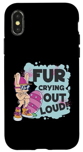 Hase: Fell schreit laut aus! Hülle für iPhone X/XS Hase: Fell schreit laut aus! Hülle für iPhone X/XS von Cute Bunny And Rabbit Designs For Kids