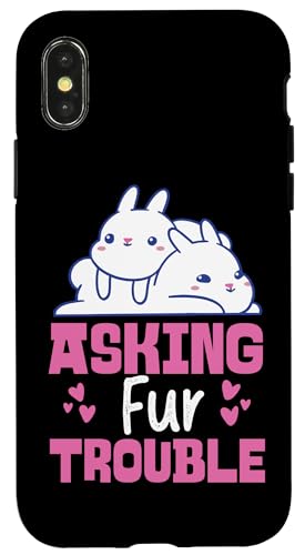 Hase: Fragen Sie Fellprobleme Hülle für iPhone X/XS Hase: Fragen Sie Fellprobleme Hülle für iPhone X/XS von Cute Bunny And Rabbit Designs For Kids