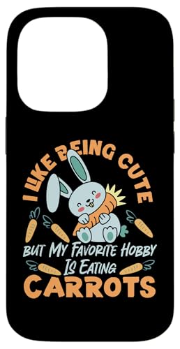 Hase: Ich mag es, süß zu sein und Karotten zu essen Hülle für iPhone 14 Pro Hase: Ich mag es, süß zu sein und Karotten zu essen Hülle für iPhone 14 Pro von Cute Bunny And Rabbit Designs For Kids