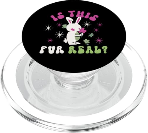 Hase: Ist dieses Fell echt? PopSockets PopGrip für MagSafe Hase: Ist dieses Fell echt? PopSockets PopGrip für MagSafe von Cute Bunny And Rabbit Designs For Kids