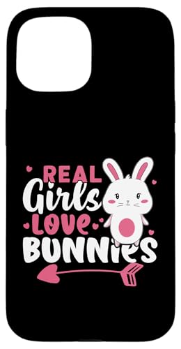 Hasen: Echte Mädchen lieben Hasen Hülle für iPhone 15 Hasen: Echte Mädchen lieben Hasen Hülle für iPhone 15 von Cute Bunny And Rabbit Designs For Kids