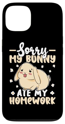 Hasen: Entschuldigung, mein Hase hat meine Hausaufgaben gegessen Hülle für iPhone 13 Hasen: Entschuldigung, mein Hase hat meine Hausaufgaben gegessen Hülle für iPhone 13 von Cute Bunny And Rabbit Designs For Kids