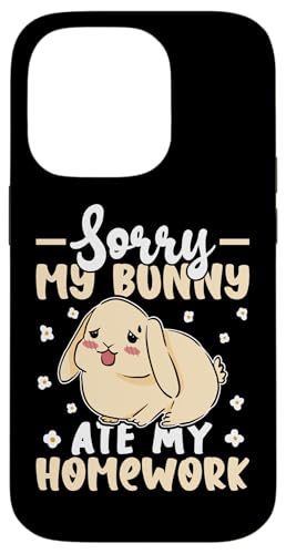 Hasen: Entschuldigung, mein Hase hat meine Hausaufgaben gegessen Hülle für iPhone 14 Pro Hasen: Entschuldigung, mein Hase hat meine Hausaufgaben gegessen Hülle für iPhone 14 Pro von Cute Bunny And Rabbit Designs For Kids