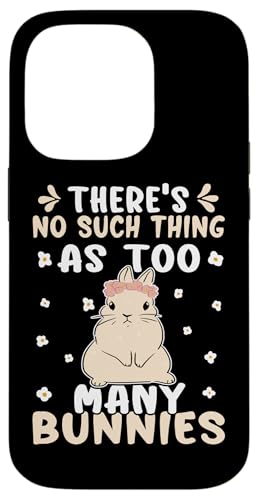Hasen: Es gibt keine zu vielen Hasen Hülle für iPhone 14 Pro von Cute Bunny And Rabbit Designs For Kids