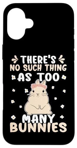 Hasen: Es gibt keine zu vielen Hasen Hülle für iPhone 16 Plus Hasen: Es gibt keine zu vielen Hasen Hülle für iPhone 16 Plus von Cute Bunny And Rabbit Designs For Kids