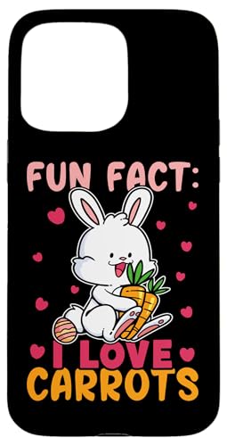 Hasen: Fun Fact: Ich liebe Karotten Hülle für iPhone 15 Pro Max Hasen: Fun Fact: Ich liebe Karotten Hülle für iPhone 15 Pro Max von Cute Bunny And Rabbit Designs For Kids