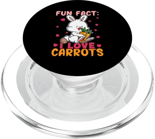 Hasen: Fun Fact: Ich liebe Karotten PopSockets PopGrip für MagSafe Hasen: Fun Fact: Ich liebe Karotten PopSockets PopGrip für MagSafe von Cute Bunny And Rabbit Designs For Kids