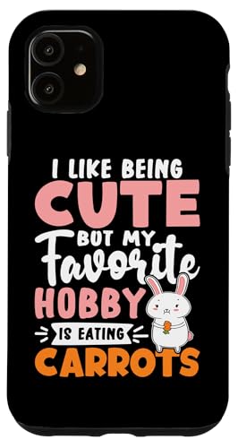 Hasen: Mein Lieblingshobby ist das Essen von Karotten Hülle für iPhone 11 Hasen: Mein Lieblingshobby ist das Essen von Karotten Hülle für iPhone 11 von Cute Bunny And Rabbit Designs For Kids