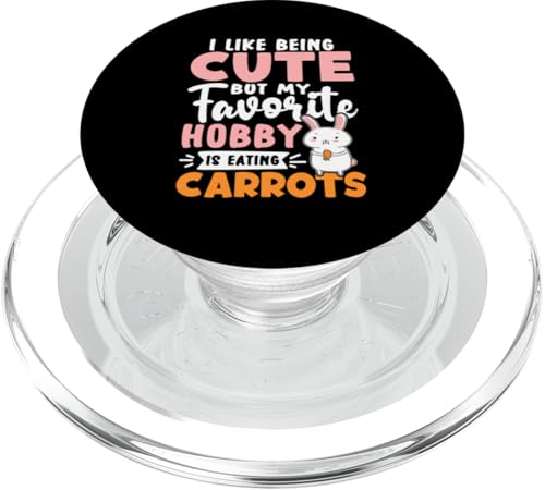 Hasen: Mein Lieblingshobby ist das Essen von Karotten PopSockets PopGrip für MagSafe Hasen: Mein Lieblingshobby ist das Essen von Karotten PopSockets PopGrip für MagSafe von Cute Bunny And Rabbit Designs For Kids