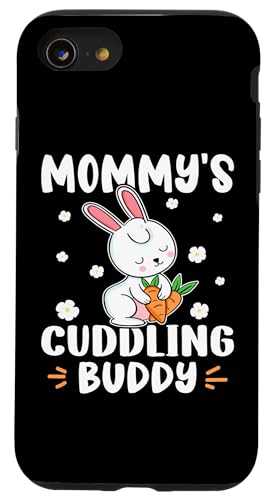 Hasen: Mommy's Cuddling Buddy Hülle für iPhone SE (2020) / 7 / 8 von Cute Bunny And Rabbit Designs For Kids