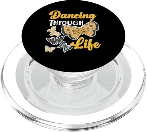 Schmetterling für Mädchen: Dancing Through Life PopSockets PopGrip für MagSafe Schmetterling für Mädchen: Dancing Through Life PopSockets PopGrip für MagSafe von Cute Butterfly Designs for Girls and Women