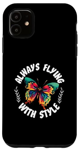 Schmetterling für Mädchen: Fliegen immer mit Stil Hülle für iPhone 11 Schmetterling für Mädchen: Fliegen immer mit Stil Hülle für iPhone 11 von Cute Butterfly Designs for Girls and Women