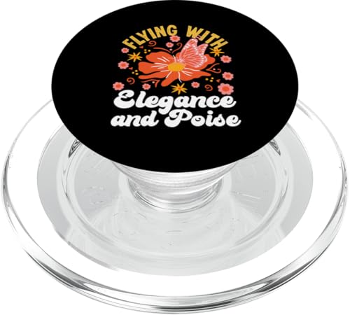 Schmetterling für Mädchen: Fliegen mit Eleganz und Poise PopSockets PopGrip für MagSafe Schmetterling für Mädchen: Fliegen mit Eleganz und Poise PopSockets PopGrip für MagSafe von Cute Butterfly Designs for Girls and Women