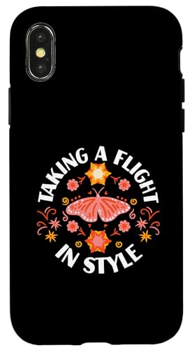 Schmetterling für Mädchen: Flug mit Stil Hülle für iPhone X/XS von Cute Butterfly Designs for Girls and Women