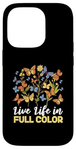 Schmetterling für Mädchen: Live Life in voller Farbe Hülle für iPhone 14 Pro Schmetterling für Mädchen: Live Life in voller Farbe Hülle für iPhone 14 Pro von Cute Butterfly Designs for Girls and Women