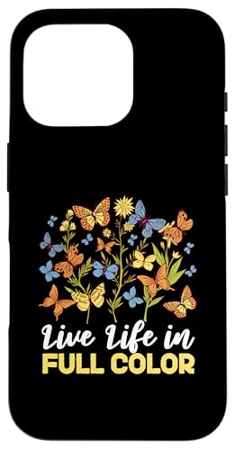 Schmetterling für Mädchen: Live Life in voller Farbe Hülle für iPhone 16 Pro Schmetterling für Mädchen: Live Life in voller Farbe Hülle für iPhone 16 Pro von Cute Butterfly Designs for Girls and Women