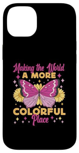 Schmetterling für Mädchen: Machen Sie die Welt zu einem farbenfrohen Ort Hülle für iPhone 14 Plus von Cute Butterfly Designs for Girls and Women