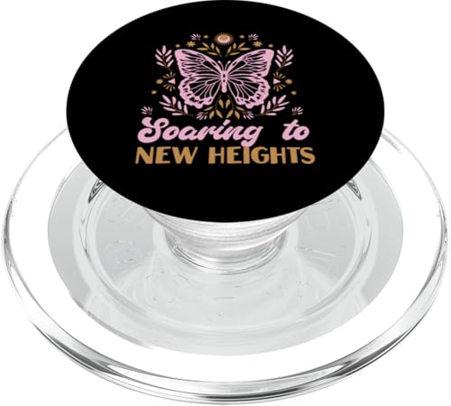 Schmetterling für Mädchen: Soaring to New Heights PopSockets PopGrip für MagSafe Schmetterling für Mädchen: Soaring to New Heights PopSockets PopGrip für MagSafe von Cute Butterfly Designs for Girls and Women