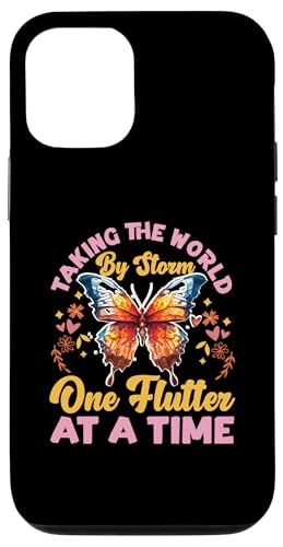 Schmetterlinge: Taking the World by Storm, One Flutter at Time Hülle für iPhone 12/12 Pro Schmetterlinge: Taking the World by Storm, One Flutter at Time Hülle für iPhone 12/12 Pro von Cute Butterfly Designs for Girls and Women