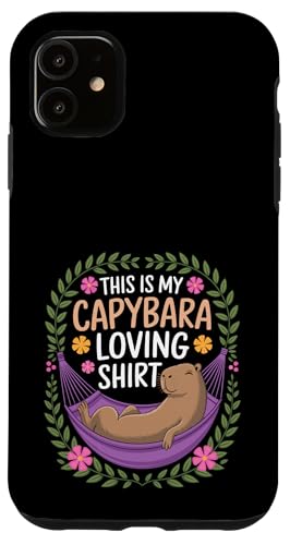 Capybara-Liebhaber Hülle für iPhone 11 Capybara-Liebhaber Hülle für iPhone 11 von Cute Capybara Stuff