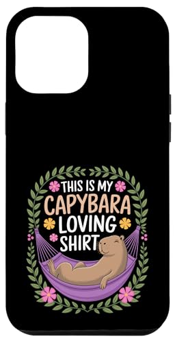 Capybara-Liebhaber Hülle für iPhone 12 Pro Max Capybara-Liebhaber Hülle für iPhone 12 Pro Max von Cute Capybara Stuff
