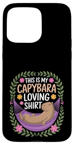 Capybara-Liebhaber Hülle für iPhone 15 Pro Max Capybara-Liebhaber Hülle für iPhone 15 Pro Max von Cute Capybara Stuff