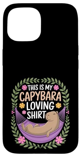 Capybara-Liebhaber Hülle für iPhone 15 Capybara-Liebhaber Hülle für iPhone 15 von Cute Capybara Stuff