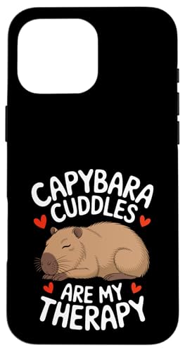 Capybara-Liebhaber Hülle für iPhone 16 Pro Max von Cute Capybara Stuff