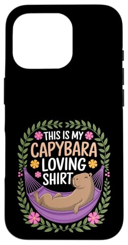 Capybara-Liebhaber Hülle für iPhone 16 Pro Capybara-Liebhaber Hülle für iPhone 16 Pro von Cute Capybara Stuff