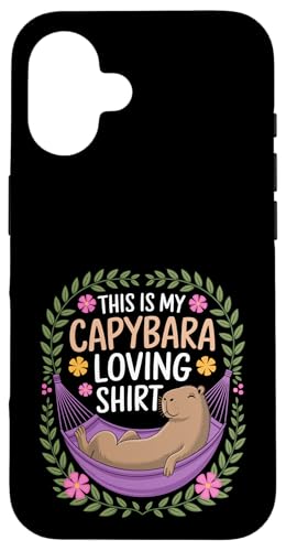 Capybara-Liebhaber Hülle für iPhone 16 Capybara-Liebhaber Hülle für iPhone 16 von Cute Capybara Stuff