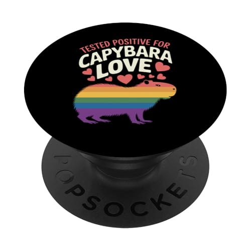 Capybara-Liebhaber PopSockets Klebender PopGrip von Cute Capybara Stuff
