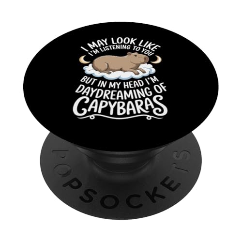 Capybara-Liebhaber PopSockets Klebender PopGrip von Cute Capybara Stuff