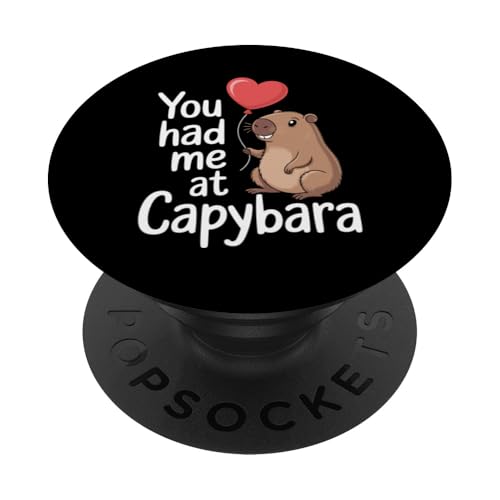 Capybara-Liebhaber PopSockets Klebender PopGrip von Cute Capybara Stuff