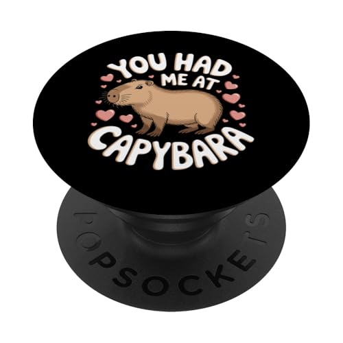 Capybara-Liebhaber PopSockets Klebender PopGrip von Cute Capybara Stuff
