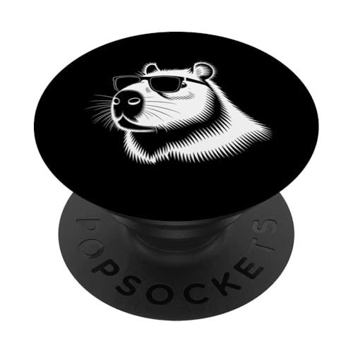 Capybara-Liebhaber PopSockets Klebender PopGrip von Cute Capybara Stuff