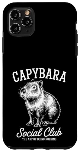 Capybara Social Club Hülle für iPhone 11 Pro Max Capybara Social Club Hülle für iPhone 11 Pro Max von Cute Capybara Stuff