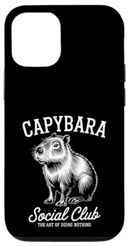 Capybara Social Club Hülle für iPhone 12/12 Pro Capybara Social Club Hülle für iPhone 12/12 Pro von Cute Capybara Stuff