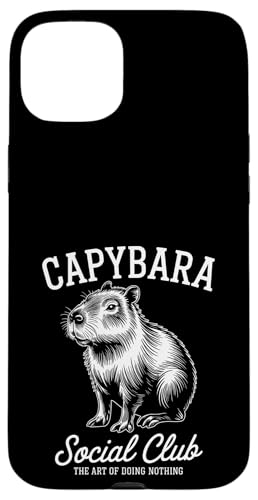 Capybara Social Club Hülle für iPhone 15 Plus Capybara Social Club Hülle für iPhone 15 Plus von Cute Capybara Stuff