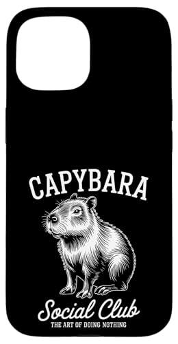 Capybara Social Club Hülle für iPhone 15 Capybara Social Club Hülle für iPhone 15 von Cute Capybara Stuff