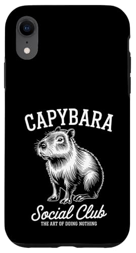 Capybara Social Club Hülle für iPhone XR Capybara Social Club Hülle für iPhone XR von Cute Capybara Stuff